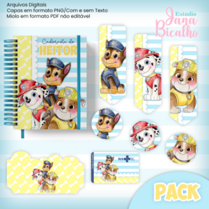 PACK Patrulha Canina Candy Menino