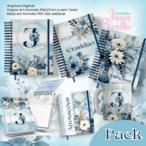 Pack Floral Azul