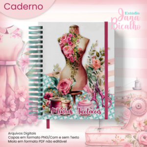 Caderno A5 Costureira