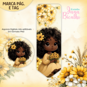 Marca Página e Tag Coleção Florir - N3