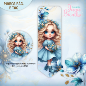 Marca Página e Tag Coleção Florir - N2