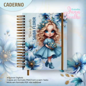 Caderno A5 Coleção Florir - N2