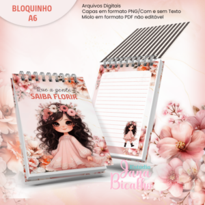 Bloquinho A6 Coleção Florir - N1