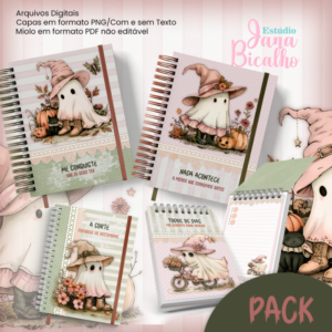 Pack Cute Halloween Ghost