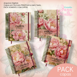 PACK Capas Vintage Peony A5