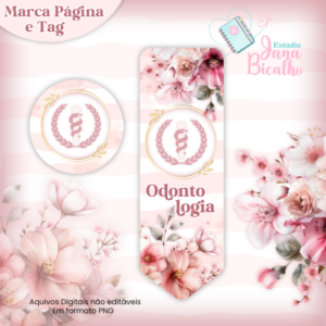 Marca Página e Tag – Odontologia
