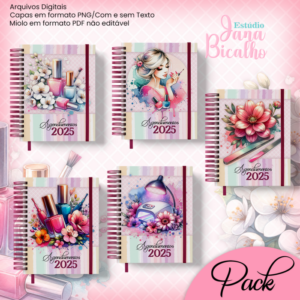 Pack Agendamento Manicure 2025