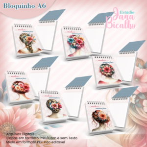 Bloquinho A6 Cabeleireira