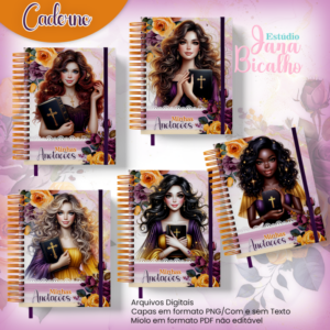 Caderno A5 Coleção Cristã