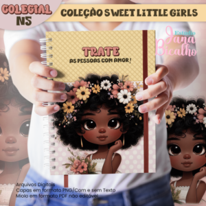 Caderno Colegial Coleção Sweet Little Girls N5