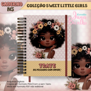 Caderno A5 Coleção Sweet Little Girls N5