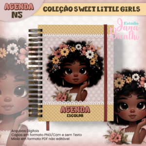 Agenda Escolar A5 Coleção Sweet Little Girls N5