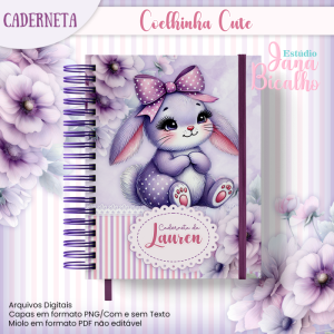 Caderneta de Saúde Coelhinha Cute + Brinde