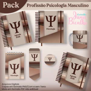 Pack Profissões - Psicologia Masculino
