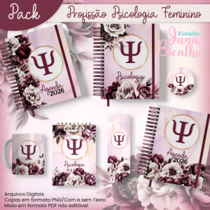Pack Profissões - Psicologia Feminino
