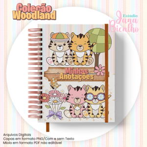 Caderno Pautado A5 Coleção Woodland-N3