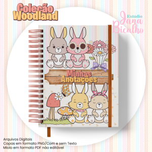 Caderno Pautado A5 Coleção Woodland-N1