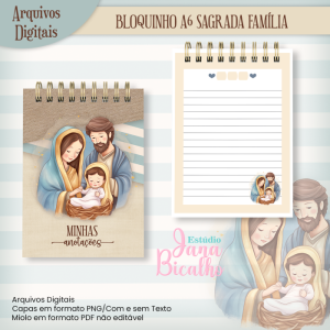 Bloquinho A6 Sagrada Família