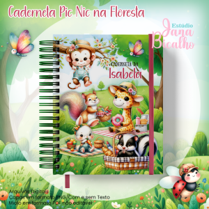 Caderneta de Saúde Pic Nic na Floresta + Brinde