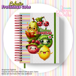 Caderno de Receitas A5 Coleção Frutinhas Cute-N3