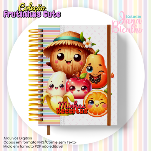 Caderno de Receitas A5 Coleção Frutinhas Cute-N2