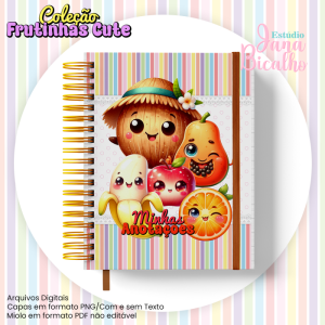 Caderno Pautado A5 Coleção Frutinhas Cute-N2