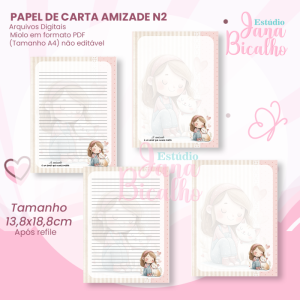Papel de Carta Amizade N2