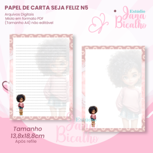Papel de Carta Seja Você N5