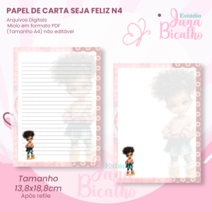 Papel de Carta Seja Você N4