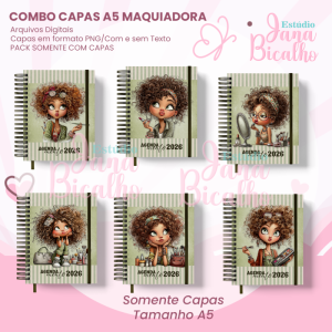 COMBO Capas A5 Maquiadora