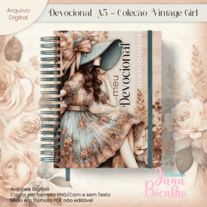 Devocional A5 Coleção Vintage Girl