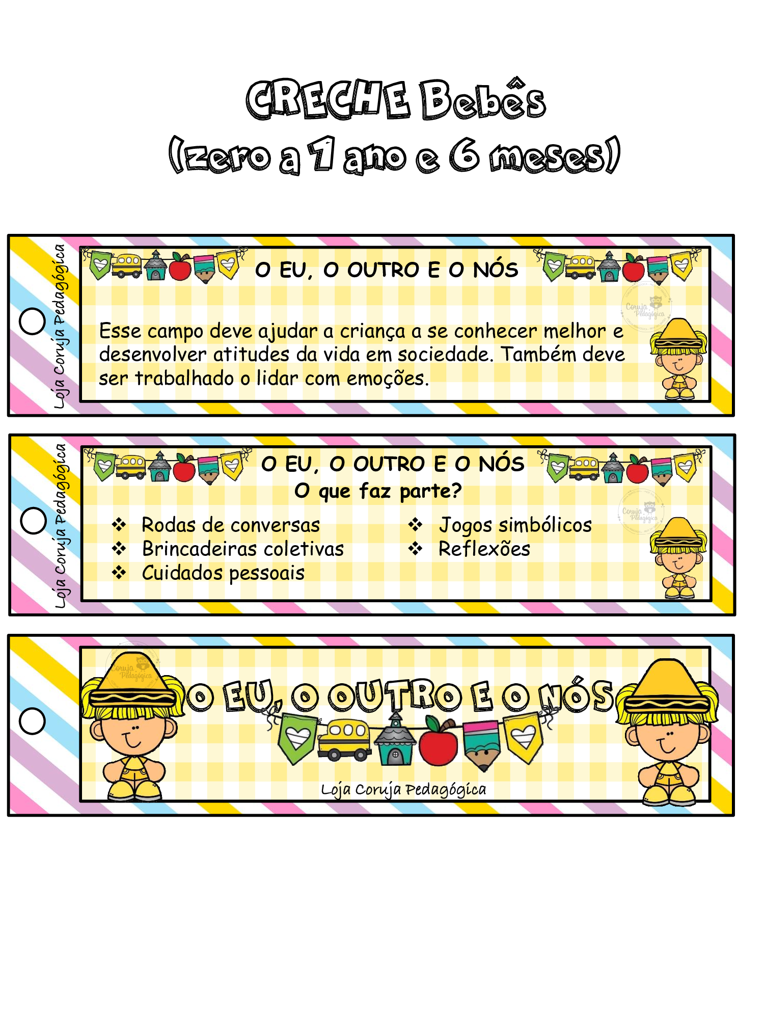 Flipbook BNCC de bolso Creche - bebês (0 a 1 ano e 6 meses) Flipbook BNCC de bolso Creche - bebês (0 a 1 ano e 6 meses) - Imagem 6