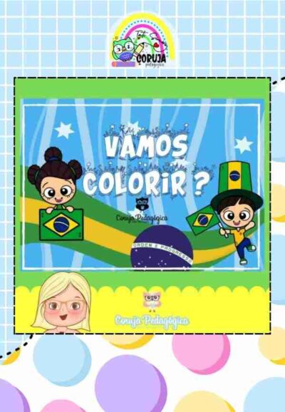 Caderno de colorir Independência do Brasil