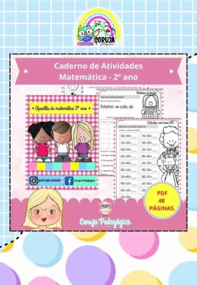 Caderno de Matemática 2º ano - 48 fls.