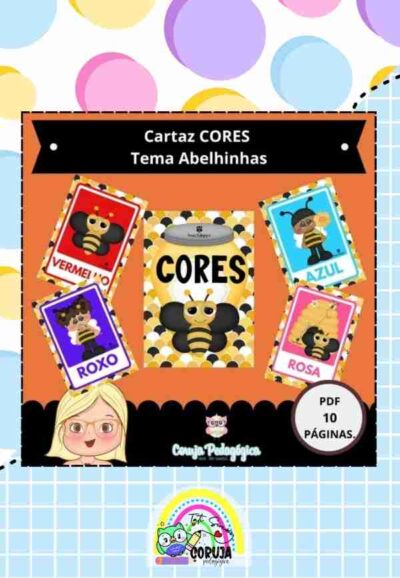 Cartaz das Cores – Tema Abelhinhas