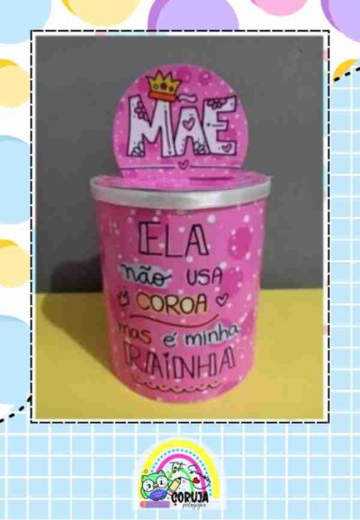 LATA + TAG – ENFEITE DE MESA DIA DAS MÃES
