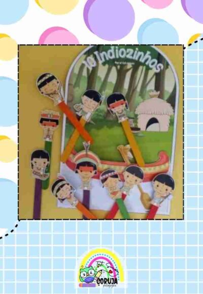 LUVA MUSICAL 1 2 3 INDIOZINHOS