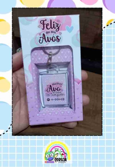 Chaveiro musical – lembrancinha para o dia dos avós