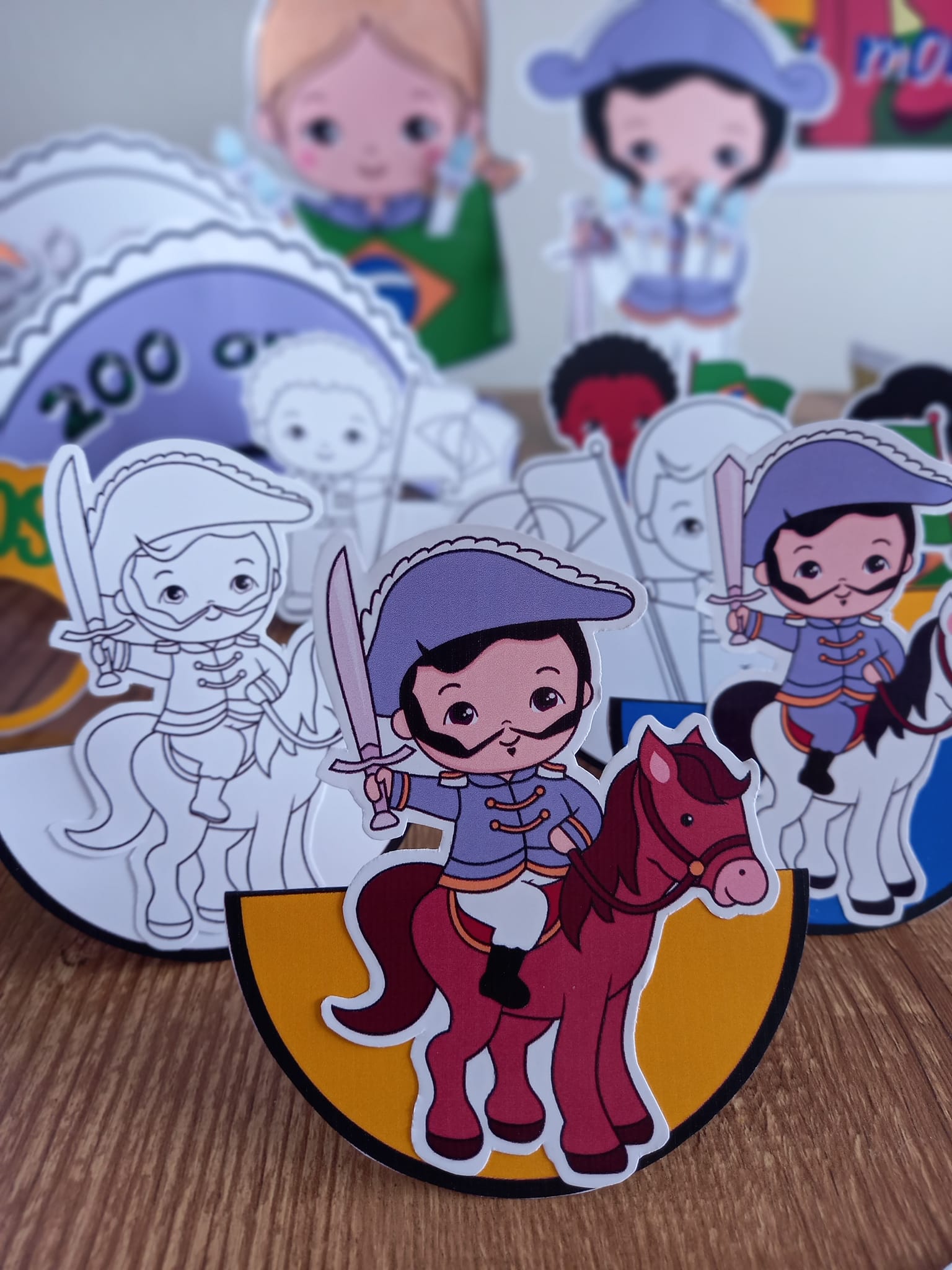 BONEQUINHOS MÓVEIS INDEPENDÊNCIA DO BRASIL BONEQUINHOS MÓVEIS INDEPENDÊNCIA DO BRASIL - Imagem 2