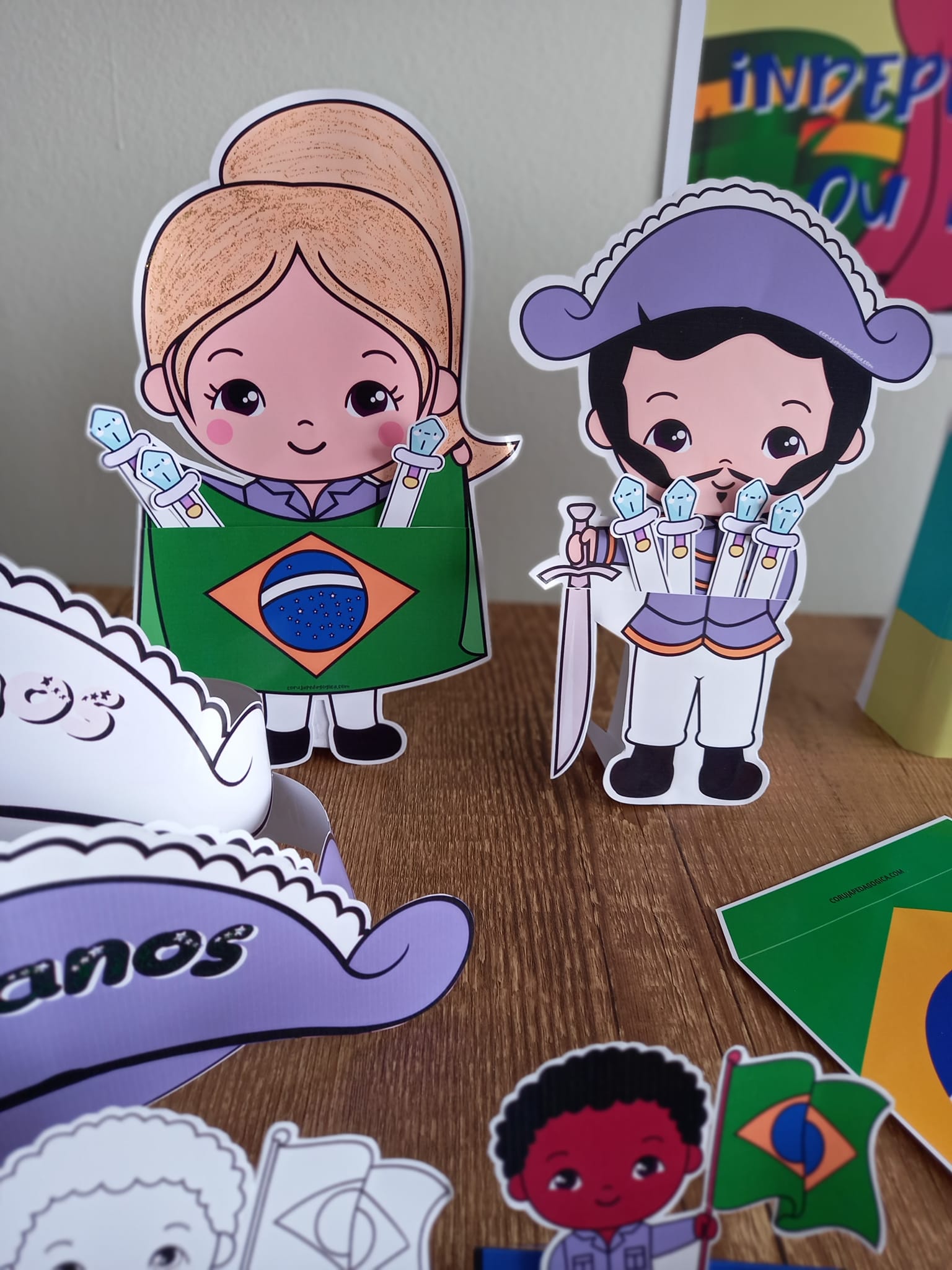 Luvas pedagógicas Independência do Brasil Luvas pedagógicas Independência do Brasil - Imagem 2