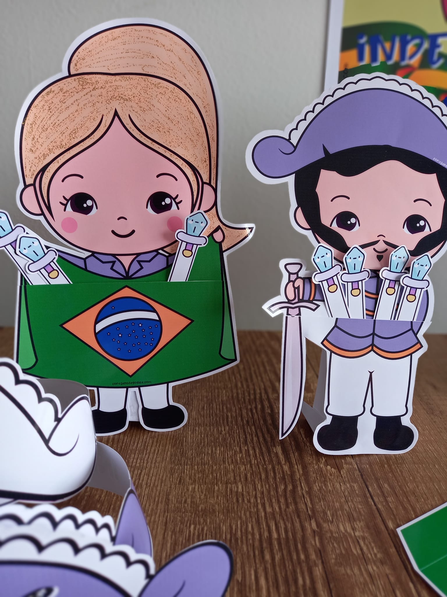 Luvas pedagógicas Independência do Brasil Luvas pedagógicas Independência do Brasil - Imagem 4