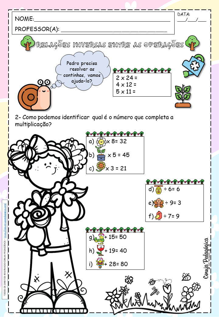 Caderno 3 de Atividades - Matemática 4º ano Caderno de Atividades Matemática 4º ano