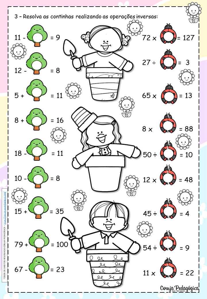 Caderno 3 de Atividades - Matemática 4º ano Caderno de Atividades Matemática 4º ano