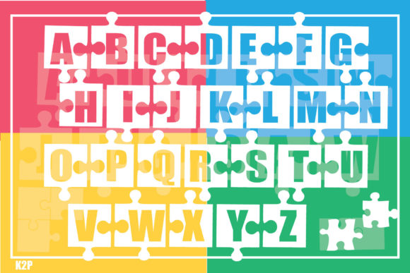 Fonte n.5: Autismo em peça de quebra-cabeça Fonte Autismo em peça de quebra-cabeça