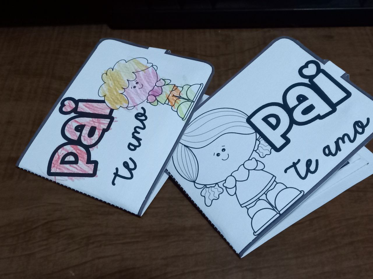 Carteira Interativa musical dia dos pais (para colorir) Carteira Interativa musical dia dos pais (para colorir) - Imagem 7