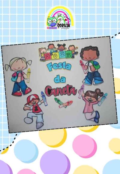 FESTA DA CANETA KIT DECORATIVO