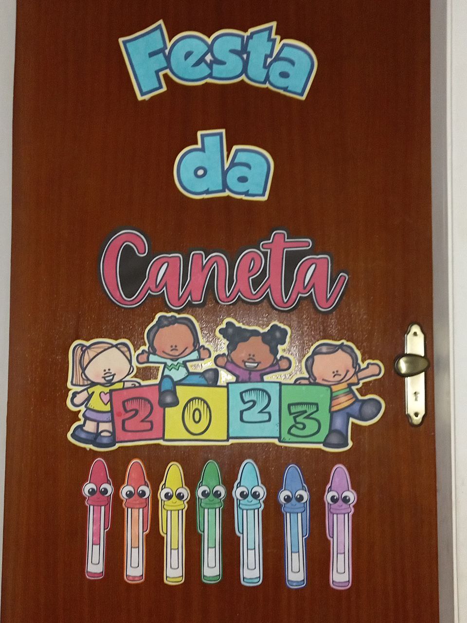 FESTA DA CANETA KIT DECORATIVO Kit decorativo Festa da Caneta