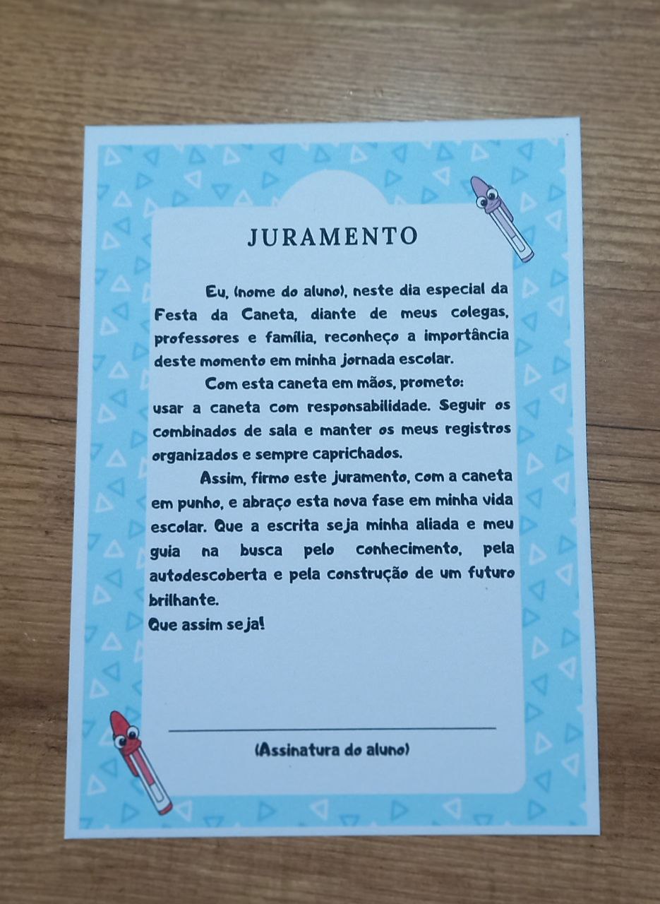 FESTA DA CANETA KIT DECORATIVO Kit decorativo Festa da Caneta