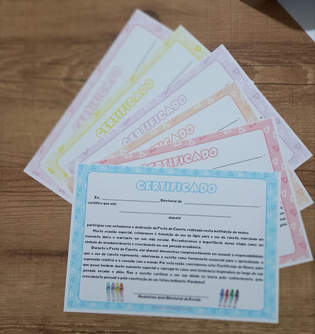 FESTA DA CANETA KIT DECORATIVO Kit decorativo Festa da Caneta