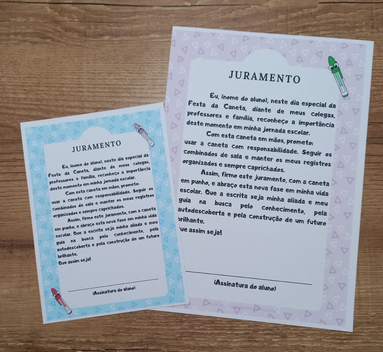 FESTA DA CANETA KIT DECORATIVO Kit decorativo Festa da Caneta